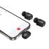 HOCO L19 Wireless Microphones, Receiver Type-C with Lightning Adapter for iPhone and Android, Graceful Dual Mic Lavalier Wireless Microphone - Black